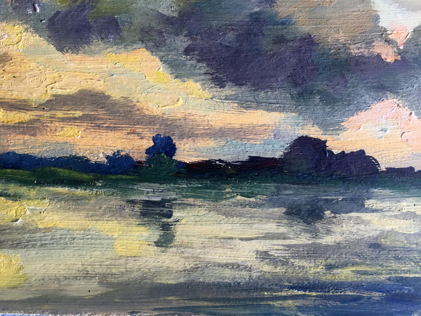 Oil painting Before the rain Svetlana Gramm