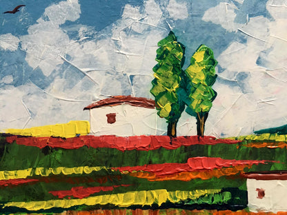 Oil painting Somewhere in the field Zadorozhnya V. V.