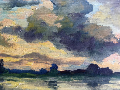 Oil painting Before the rain Svetlana Gramm