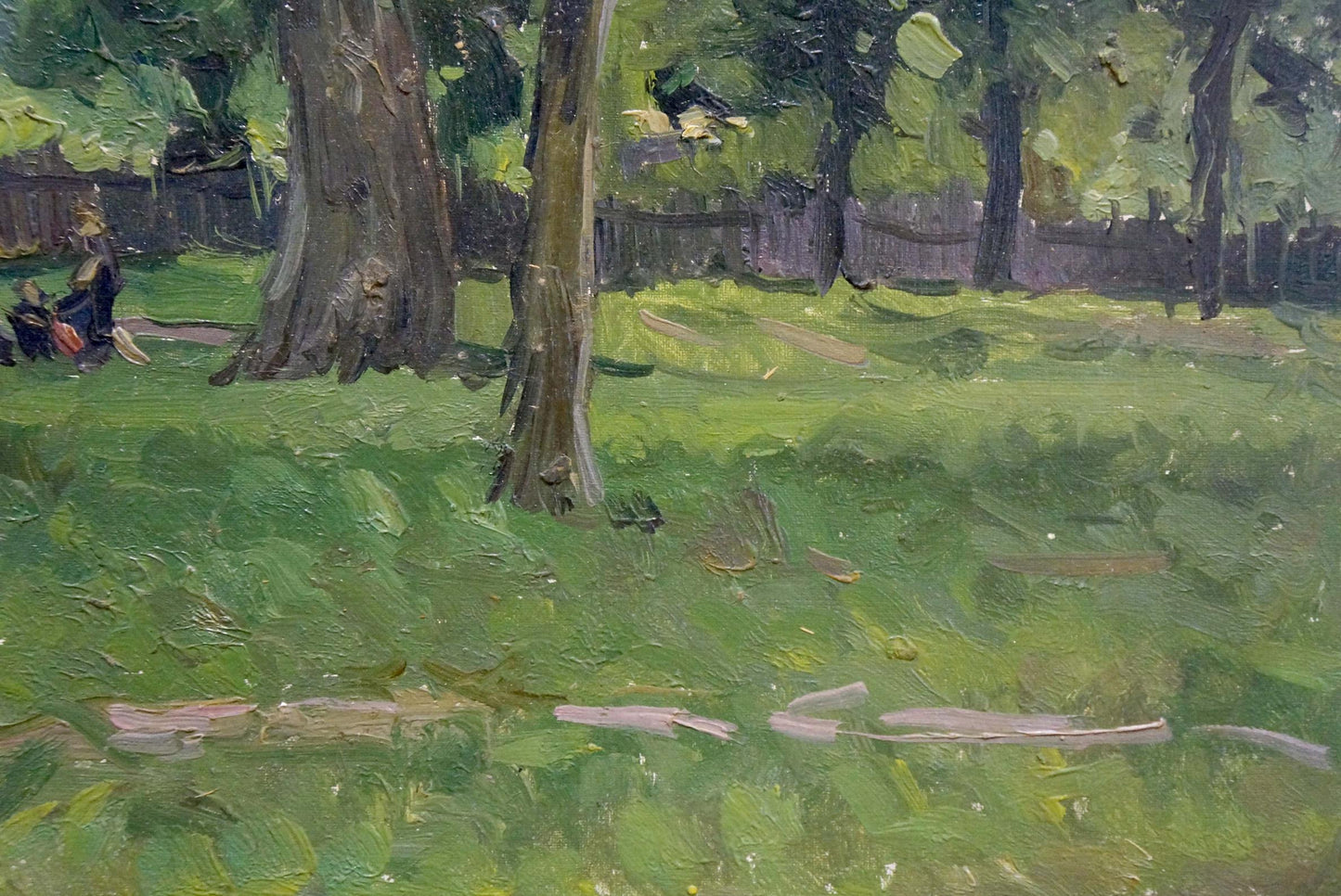 Oil painting People have a rest Chernesheva P.