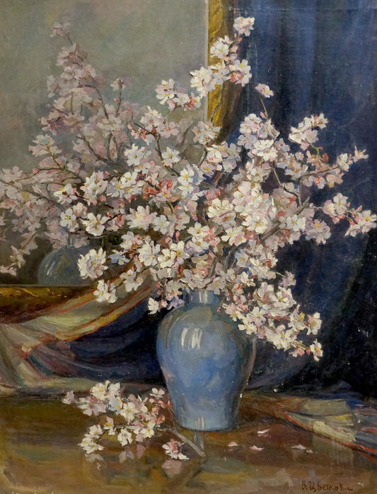Oil painting Flowers Tsvetkova V. P.