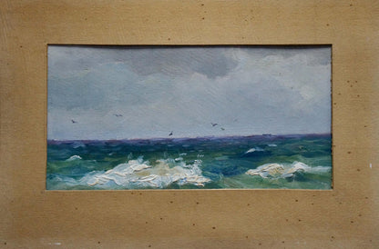 Oil painting Marine sketch Knishevsky Vladimir Leonidovich