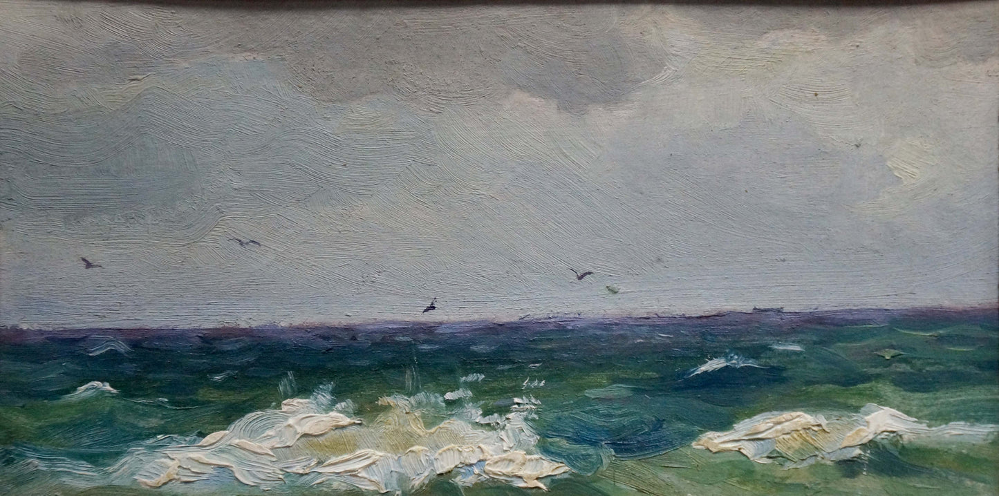 Oil painting Marine sketch Knishevsky Vladimir Leonidovich