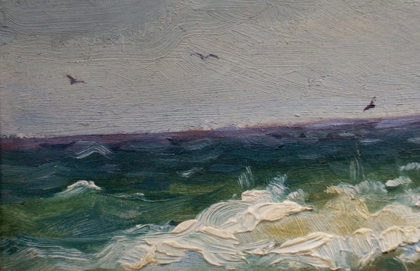 Oil painting Marine sketch Knishevsky Vladimir Leonidovich