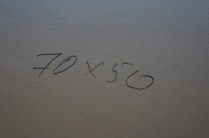 Abstract painting Fish on the table Albina Yaloz