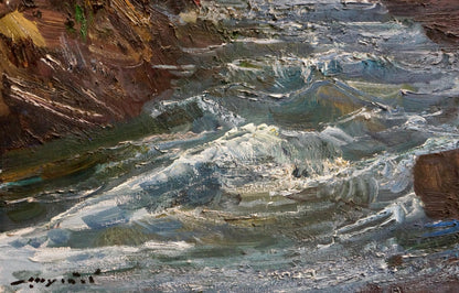 Shutev Ivan Mikhailovich's Oil Painting: Spring in the Carpathians