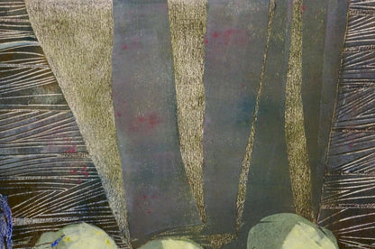 Abstract painting Apples and pumpkins Albina Yaloz