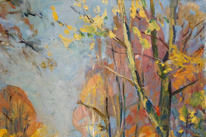 Oil painting Autumn Park Tartakovsky Isaac Iosifovich