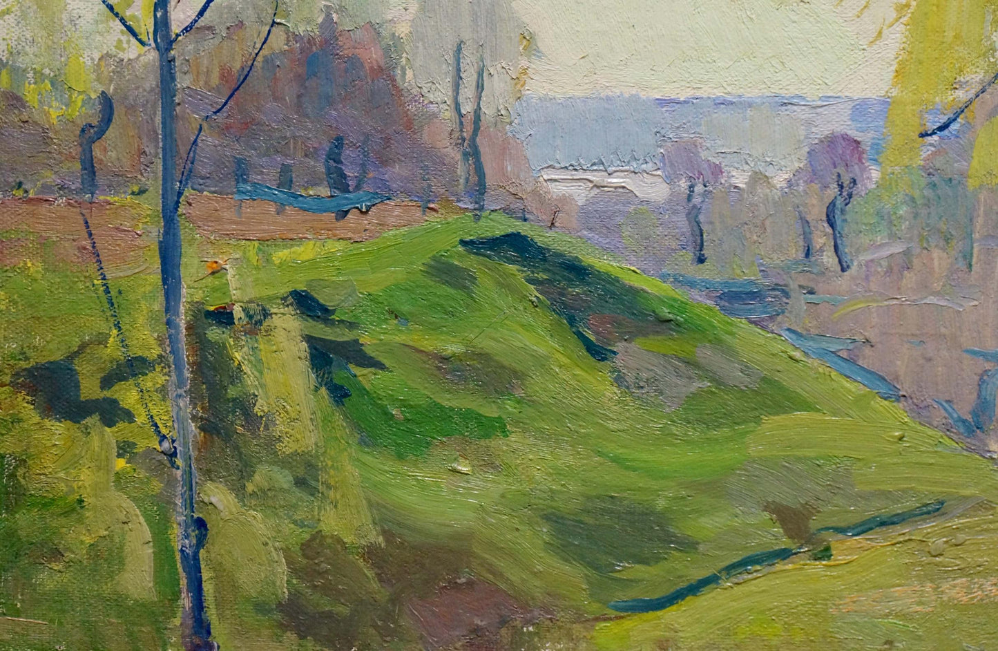 Oil painting Birch thicket Shepetovsky Vitaly Yakovlevich