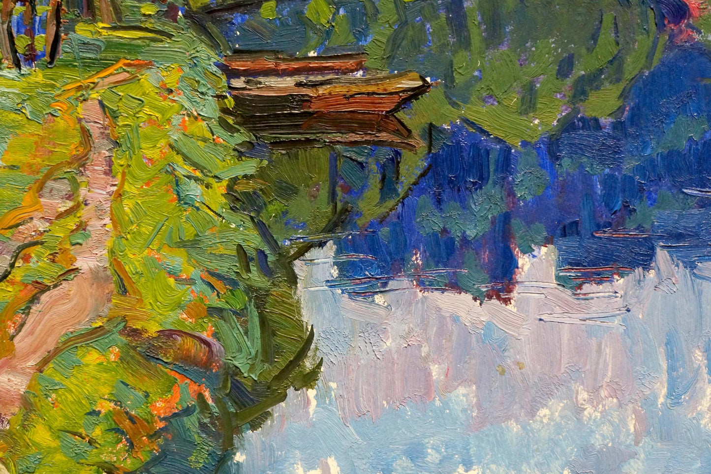 Oil painting Natural landscape Chegodar Vasily Dmitrievich