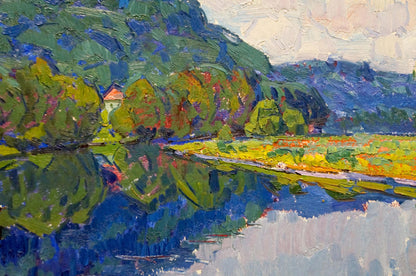 Oil painting Natural landscape Chegodar Vasily Dmitrievich