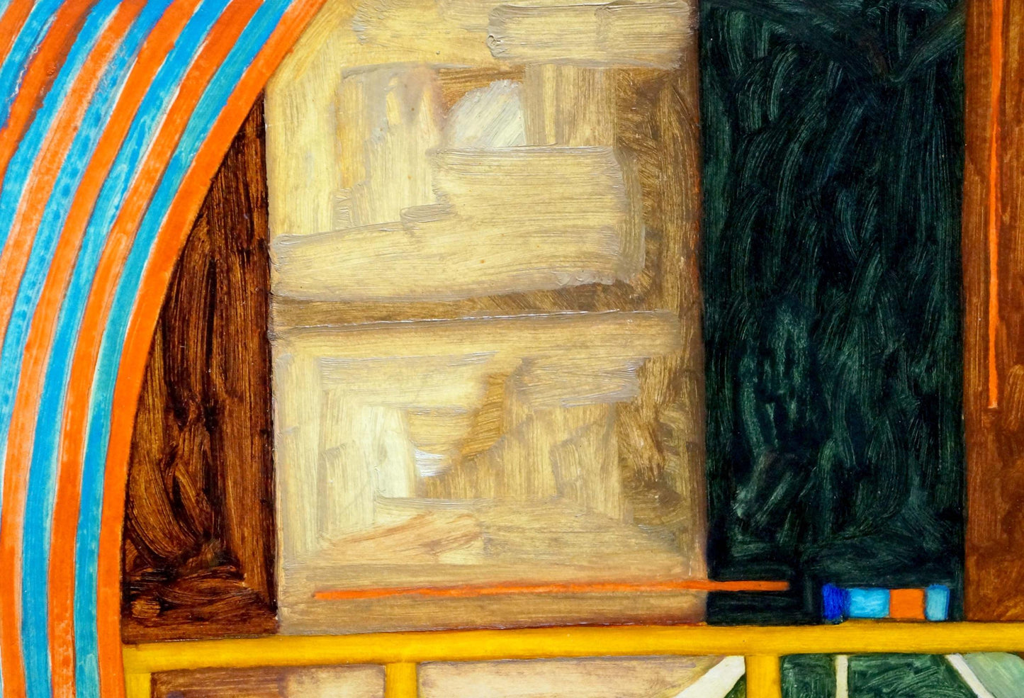 Abstract oil painting Care Pitsykevych Eugene