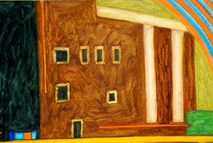 Abstract oil painting Care Pitsykevych Eugene