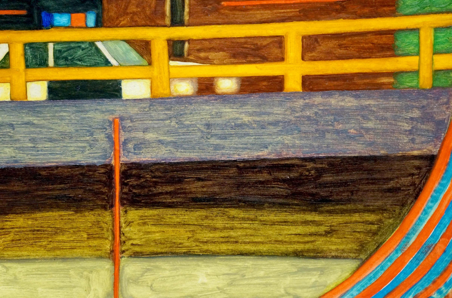 Abstract oil painting Care Pitsykevych Eugene