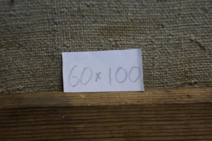 Oil painting Portrait of a naked girl Resakov