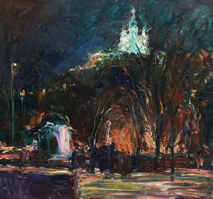 Oil painting Night landscape Klimenko Alexander Ivanovich