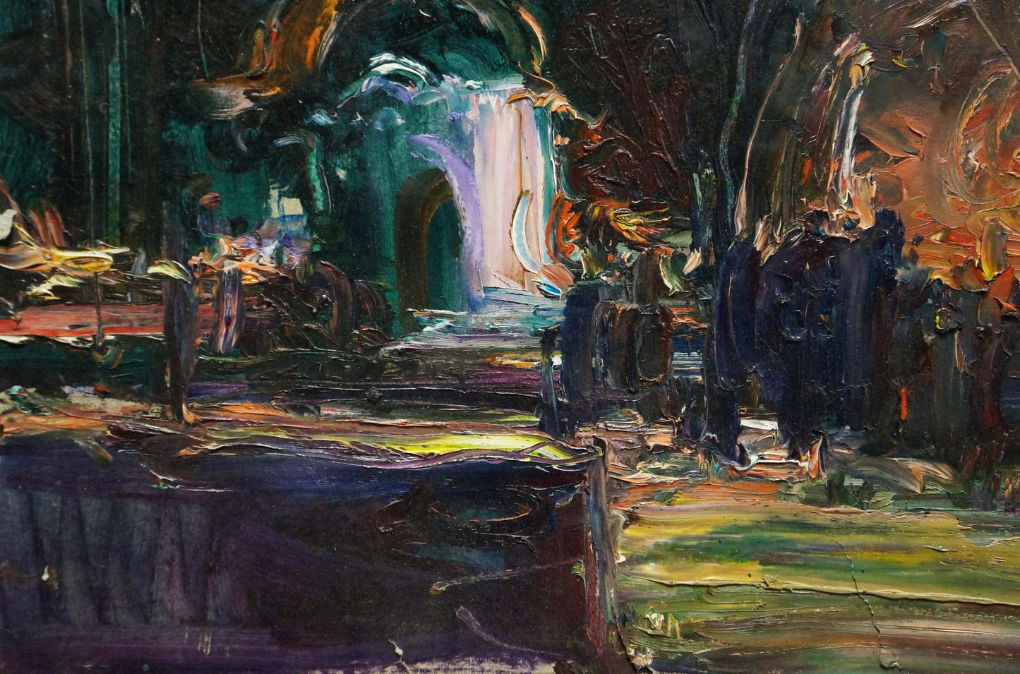 Oil painting Night landscape Klimenko Alexander Ivanovich