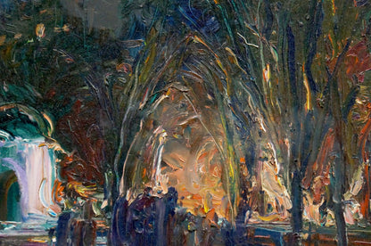 Oil painting Night landscape Klimenko Alexander Ivanovich