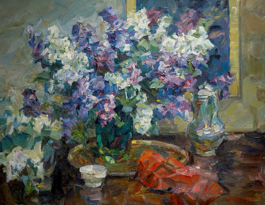 Oil painting Lilac Zakharov Fedor Zakharovich