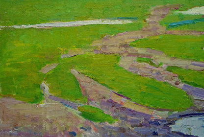 Oil painting After the rain Shepetovsky Vitaly Yakovlevich