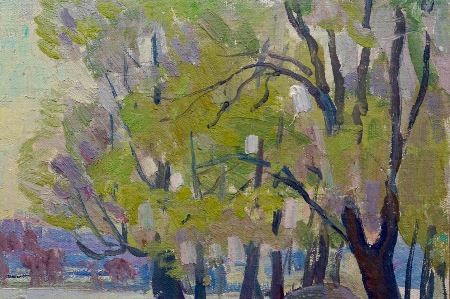 Oil painting After the rain Shepetovsky Vitaly Yakovlevich