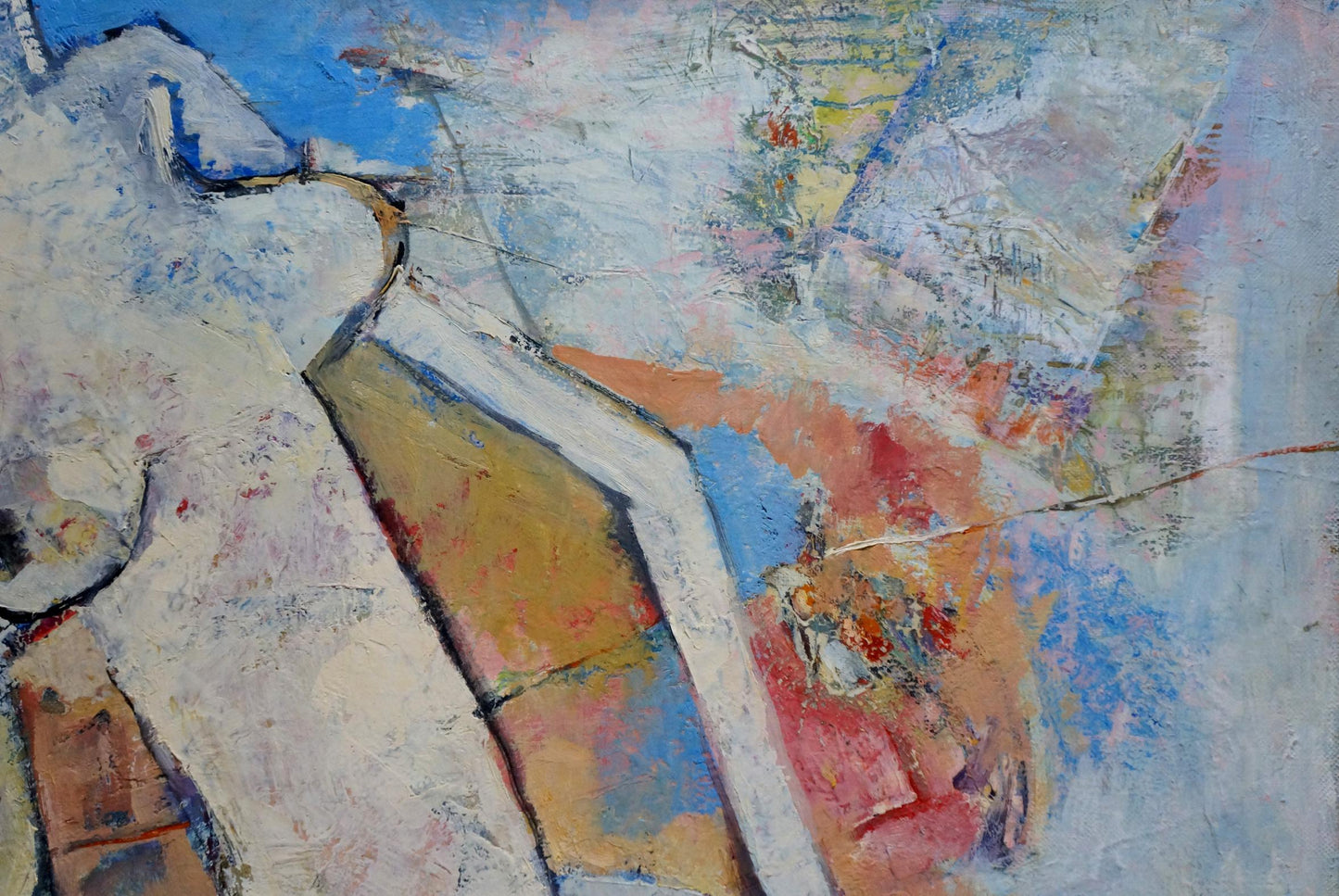 Abstract oil painting Tenderness Kryukov Vasily Ivanovich