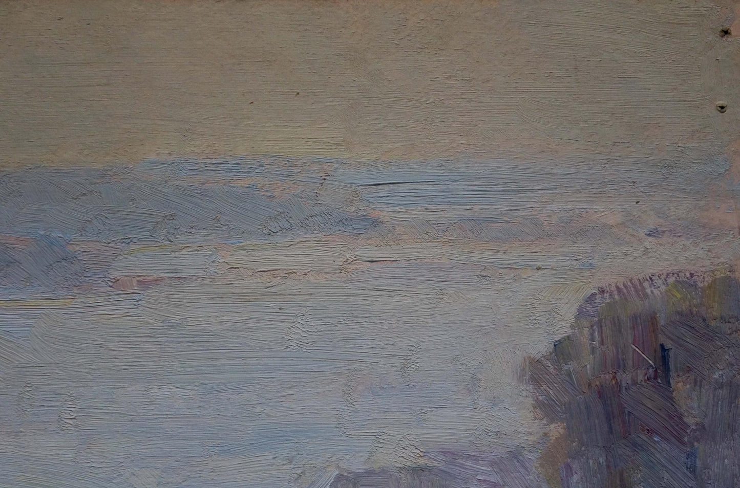 Oil painting Fog Naumova Tamara Sergeevna