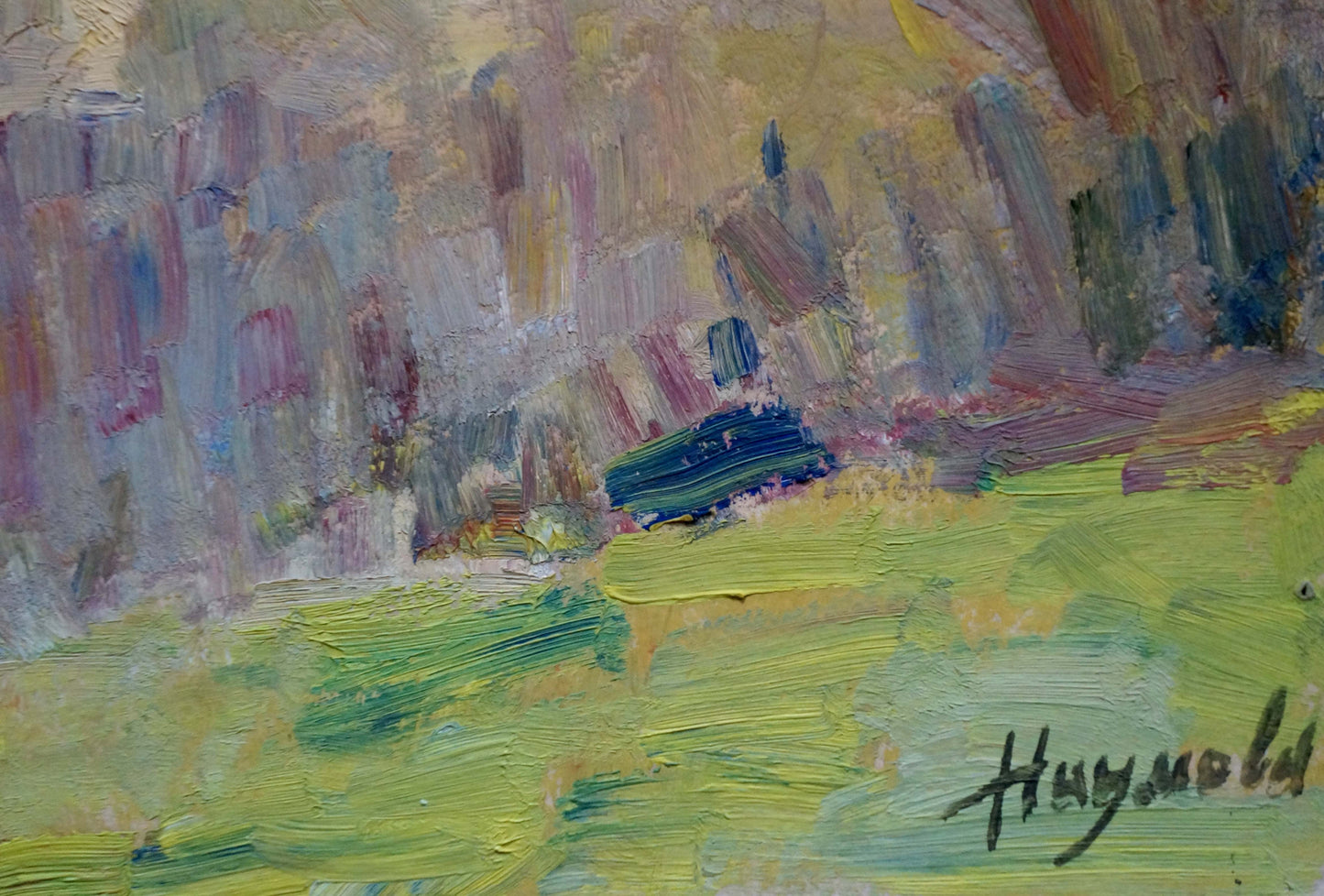 Oil painting Fog Naumova Tamara Sergeevna