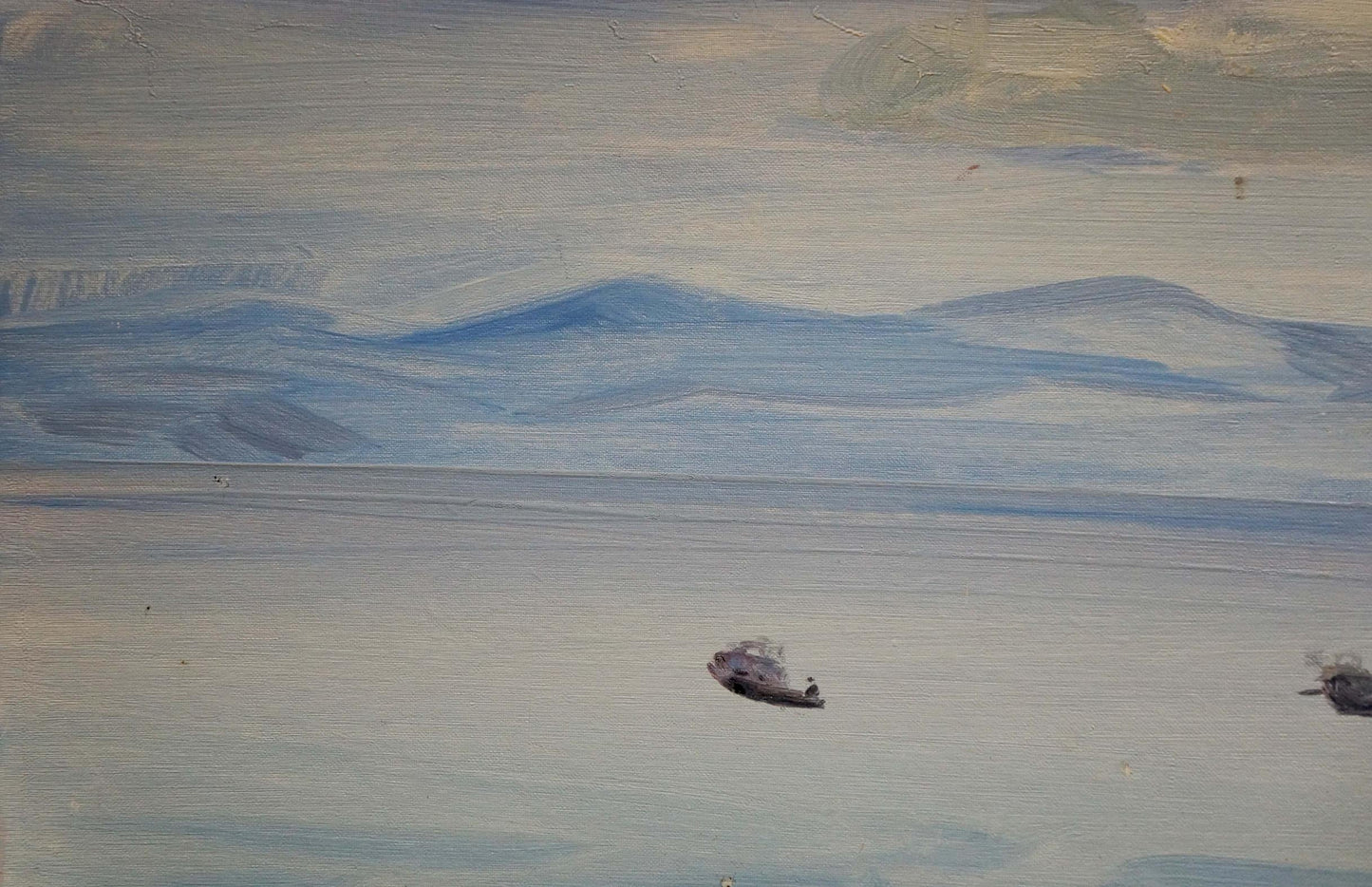 Oil painting It is getting dark Tkachenko Valentin Yakovlevich