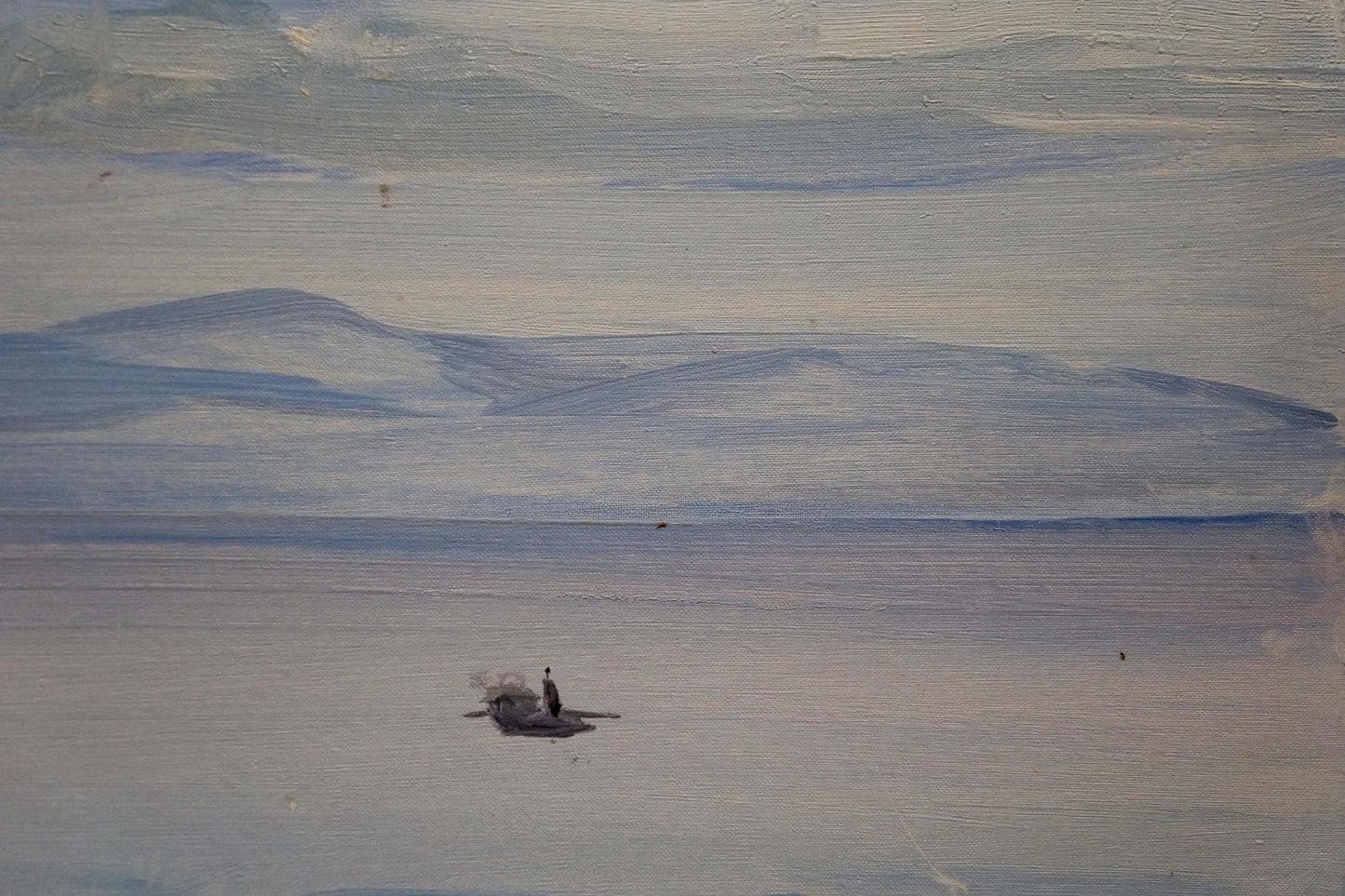 Oil painting It is getting dark Tkachenko Valentin Yakovlevich