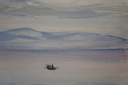 Oil painting It is getting dark Tkachenko Valentin Yakovlevich