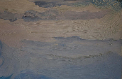 Oil painting It's a nasty day Tkachenko Valentin Yakovlevich