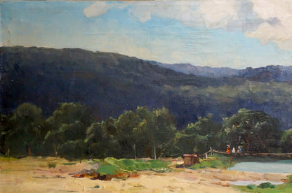 Oil painting Landscape Bokshay Joseph Iosifovich
