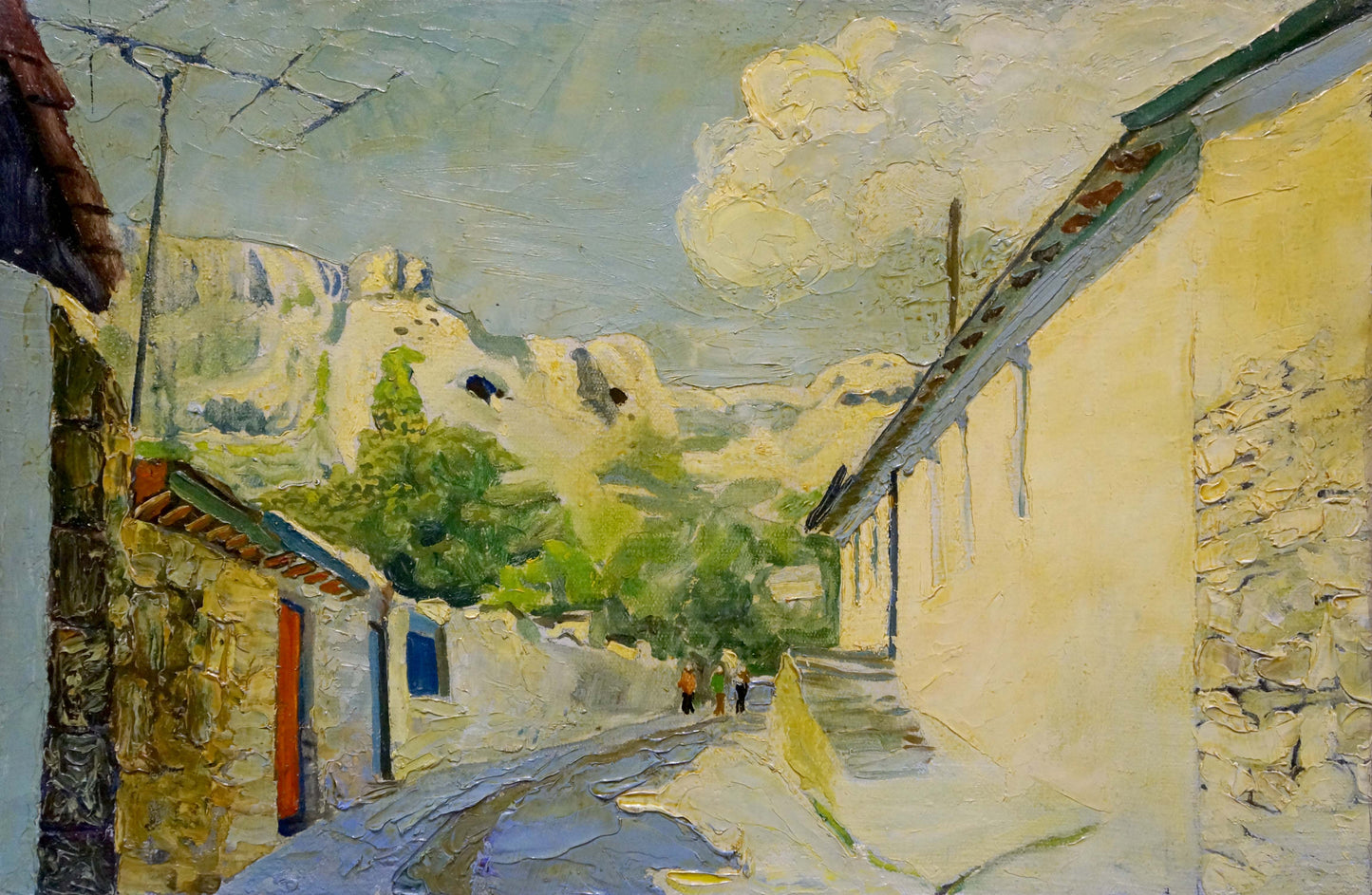 Oil painting The streets of the city Miroshnichenko Pavel Petrovich