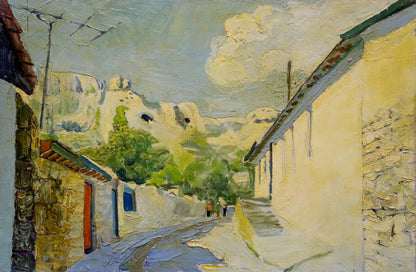 Oil painting The streets of the city Miroshnichenko Pavel Petrovich