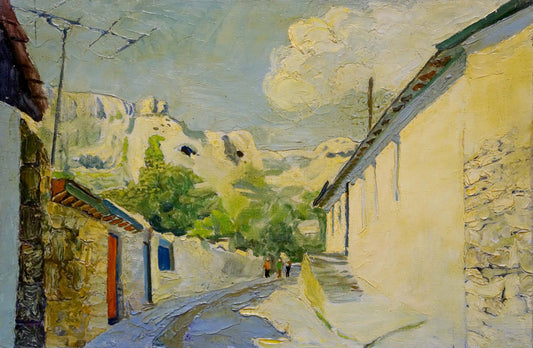 Oil painting The streets of the city Miroshnichenko Pavel Petrovich