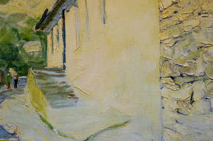 Oil painting The streets of the city Miroshnichenko Pavel Petrovich