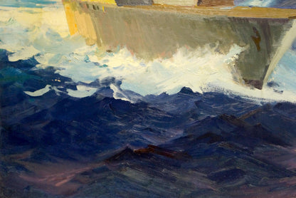 Oil painting Warships Filippov Konstantin Fedotovich