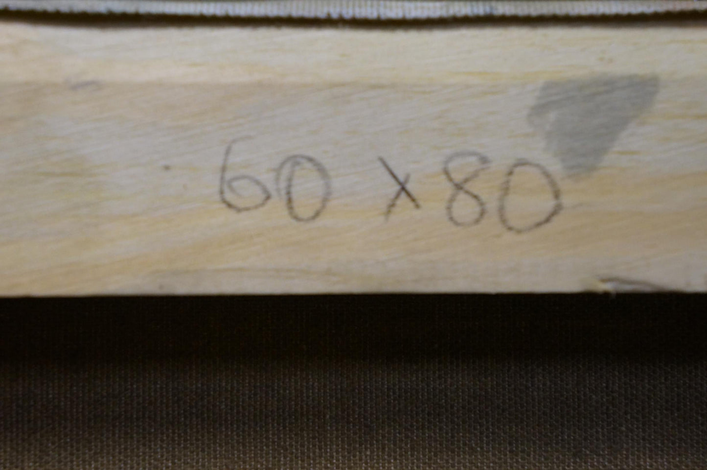 Oil painting Landscape overlooking the city Semykina Lyudmila Nikolaevna