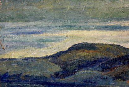 Oil painting Mountain landscape Glyuk Gavriil Martynovich
