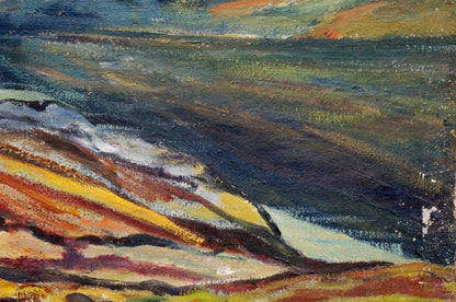 Oil painting Mountain landscape Glyuk Gavriil Martynovich