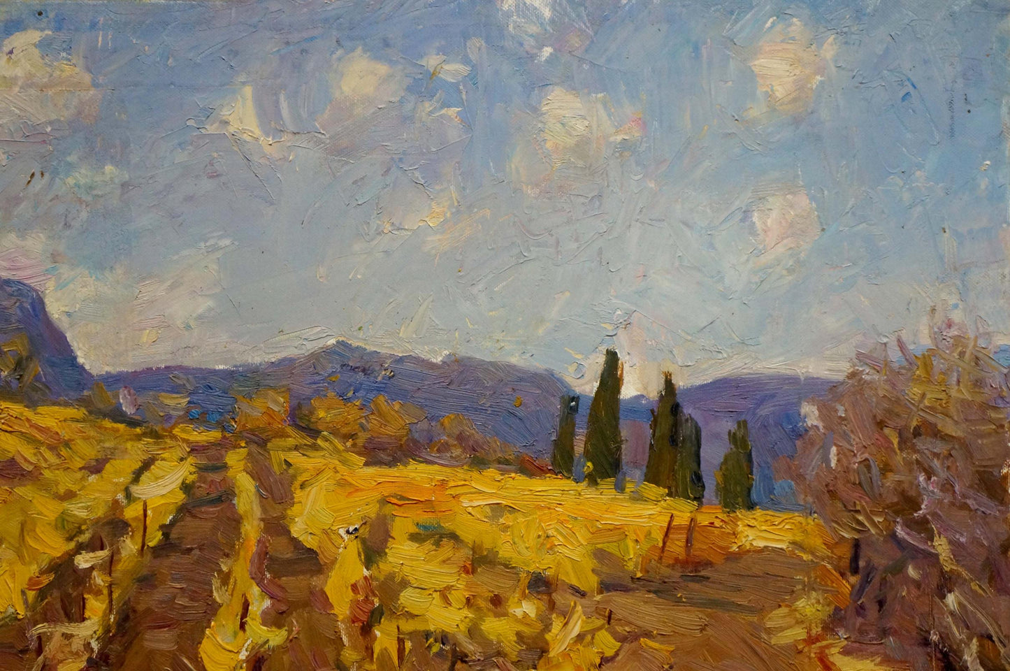 Oil painting Vineyards Nagulyak Petr Ivanovich