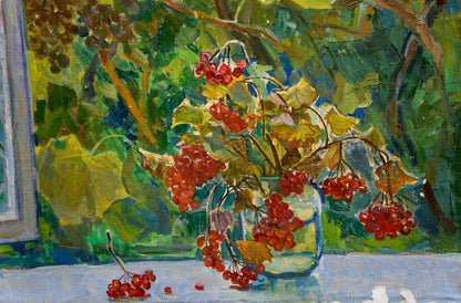 Oil painting Autumn Volkovinskaya Zinaida Vladimirovna