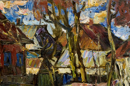 The artwork captures the essence of Sednev in oil