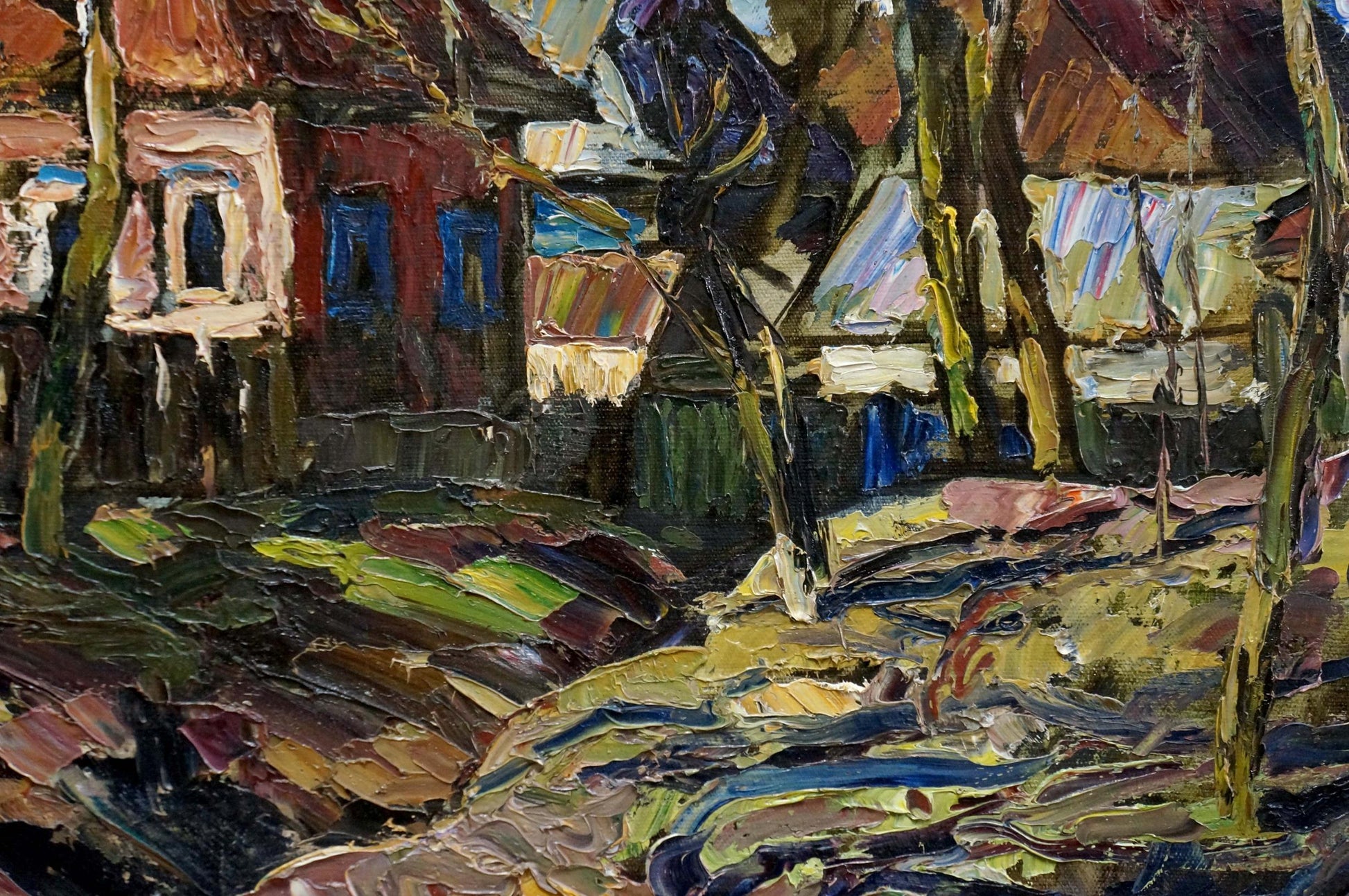 The painting showcases the beauty of Sednev