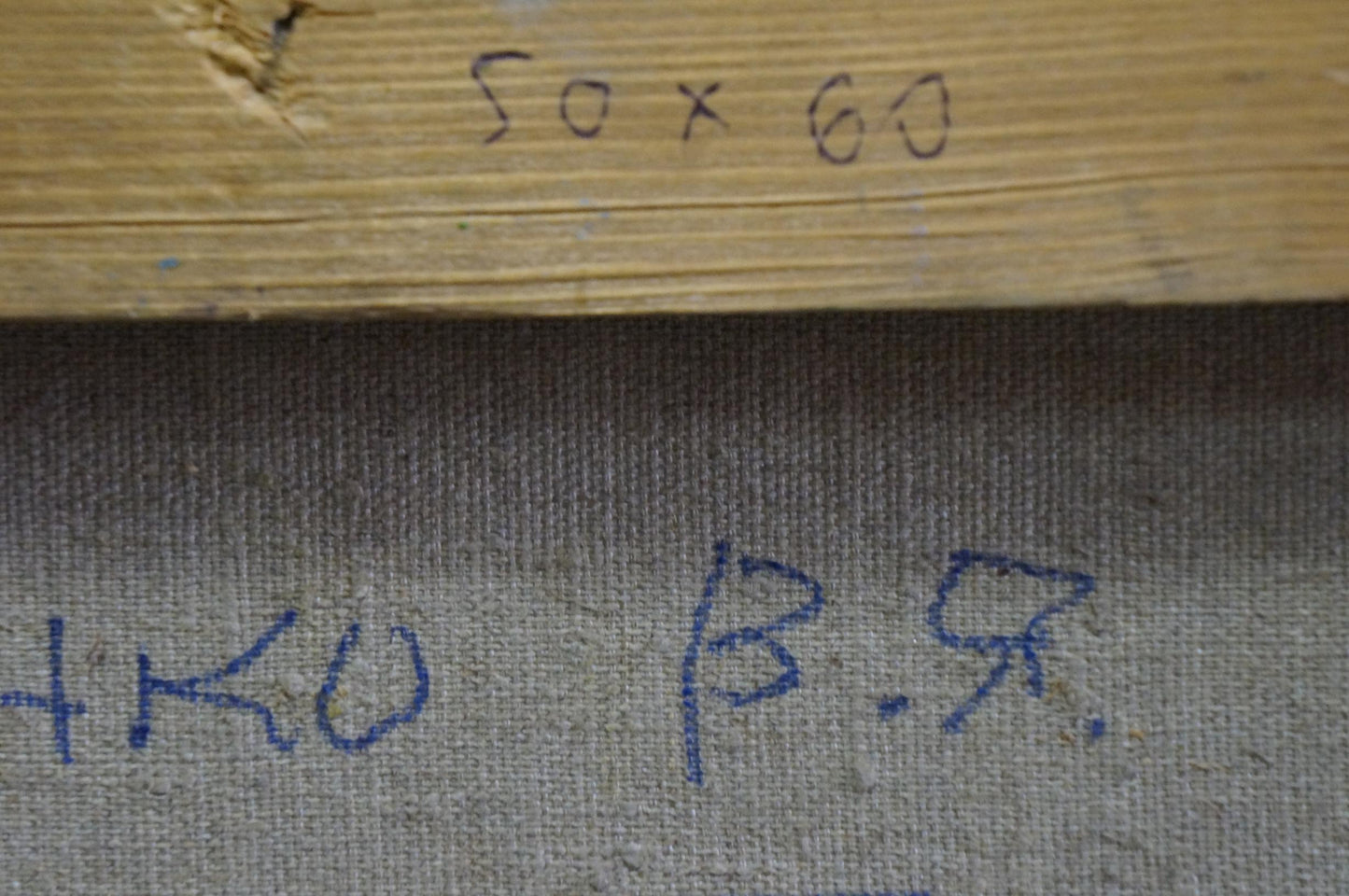 Abstract oil painting Forest landscape Valentina Goncharenko