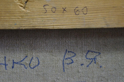 Abstract oil painting Forest landscape Valentina Goncharenko