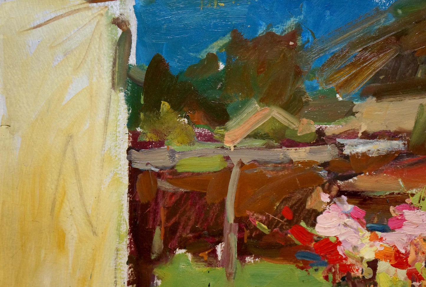Oil painting Shvab Vladimir In the garden