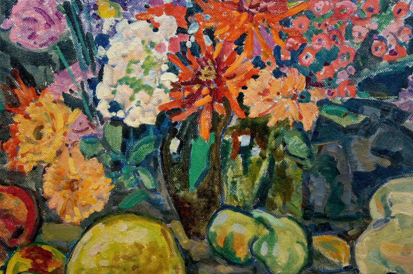 Oil painting Gifts of summer Gaiduk Zinaida Kirillovna