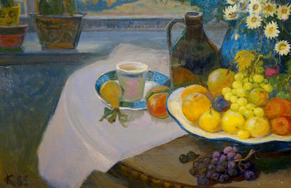 Oil painting Still life Kovalev Fedor Vlasovich